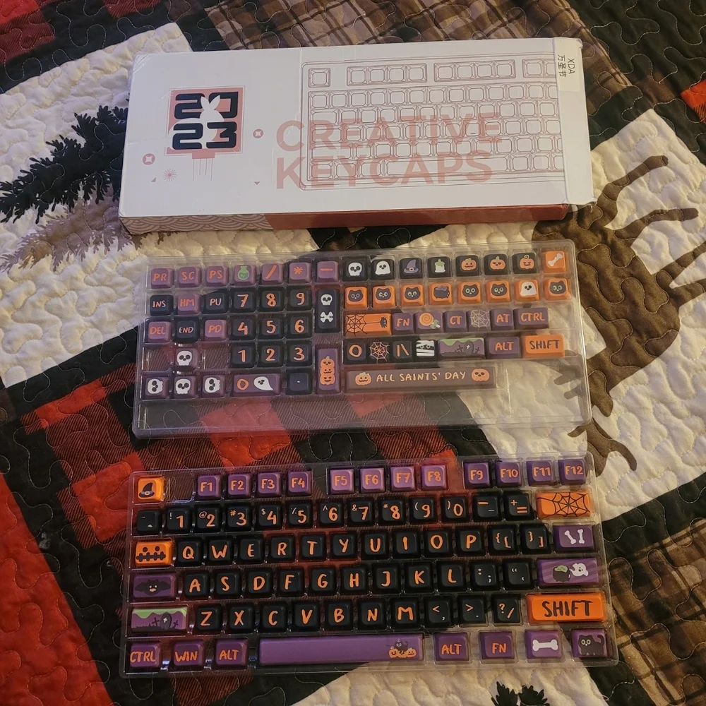 Halloween Themed Mechanical Keyboard Keycaps